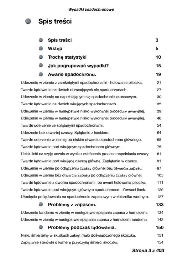 Śmiertelne wypadki w skokach spadochronowych (e-book): "Rozpoznaj zagrożenie" - Image 2