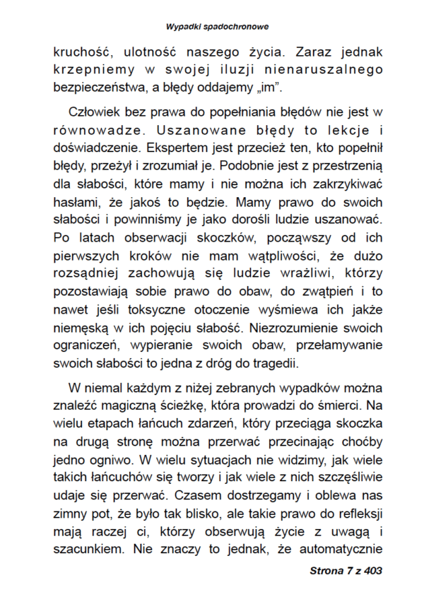 Śmiertelne wypadki w skokach spadochronowych (e-book): "Rozpoznaj zagrożenie" - Image 6